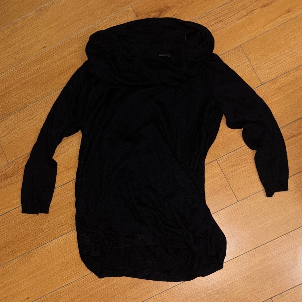 torrid Black Cowl Neck Long Sleeve Top